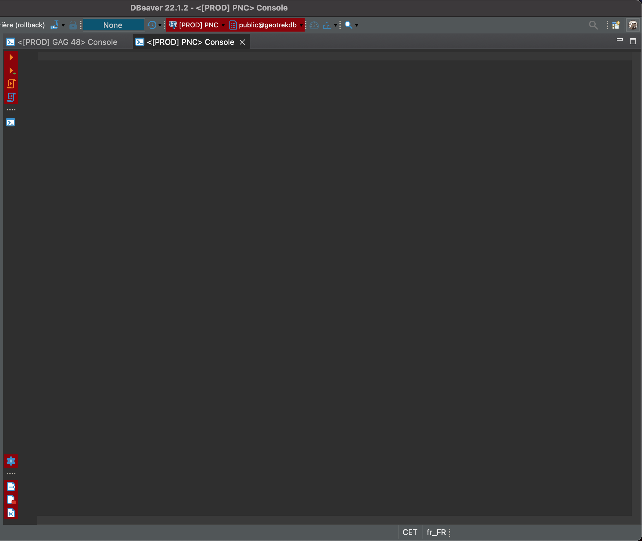 Style SQL Console relatively to connection type · Issue #15971 ...