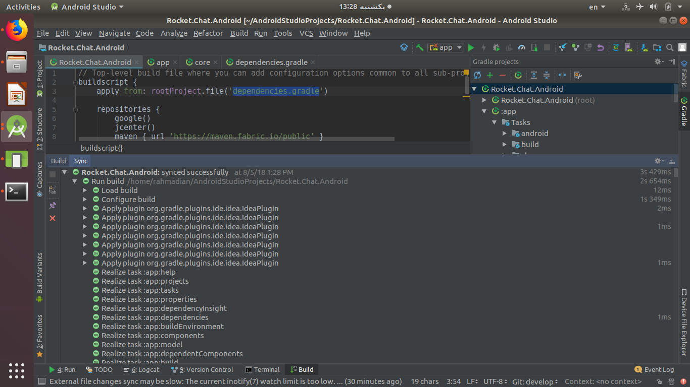 I can not run · Issue #1584 · RocketChat/Rocket.Chat.Android · GitHub