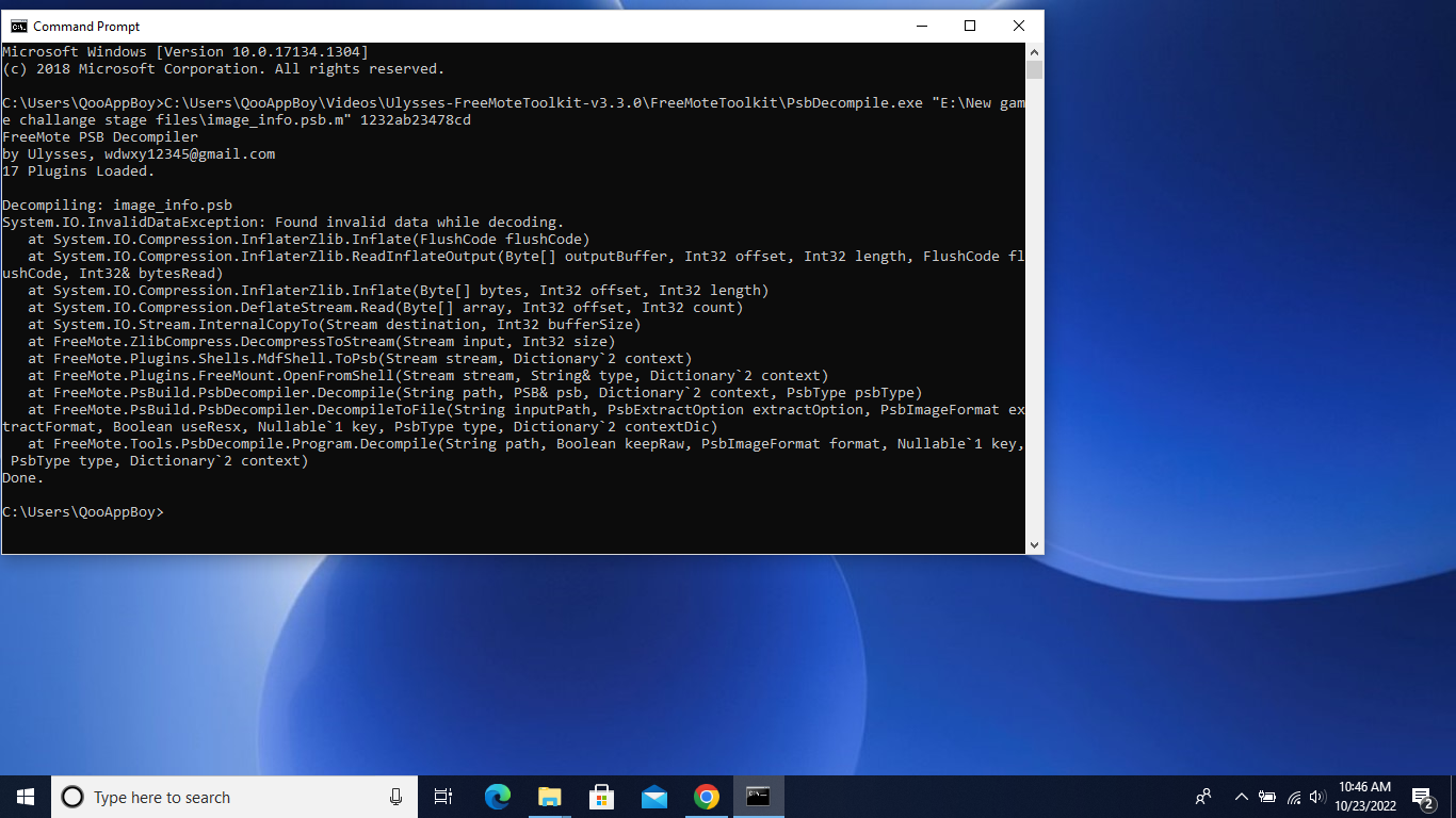 Invalid data when decoding · Issue #92 · UlyssesWu/FreeMote · GitHub