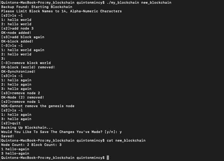 GitHub - Quinton-Mincy/my_blockchain: Basic Implementation of A ...