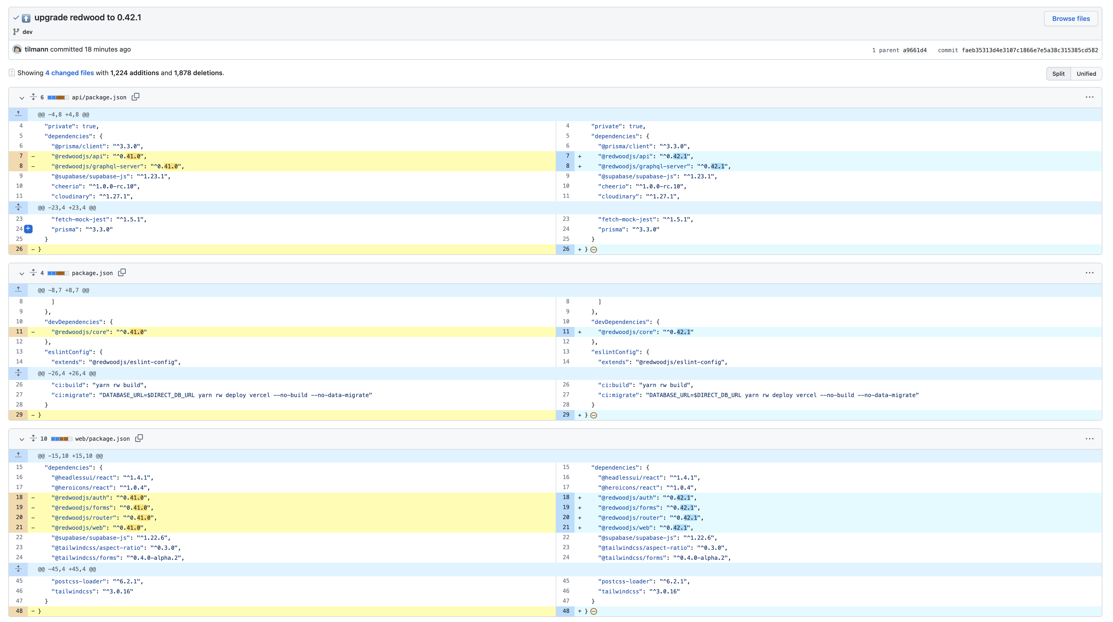 2022 01 25 - 10-01-36 - ⬆️ upgrade redwood to 0 42 1 · tilmannmarla@faeb353