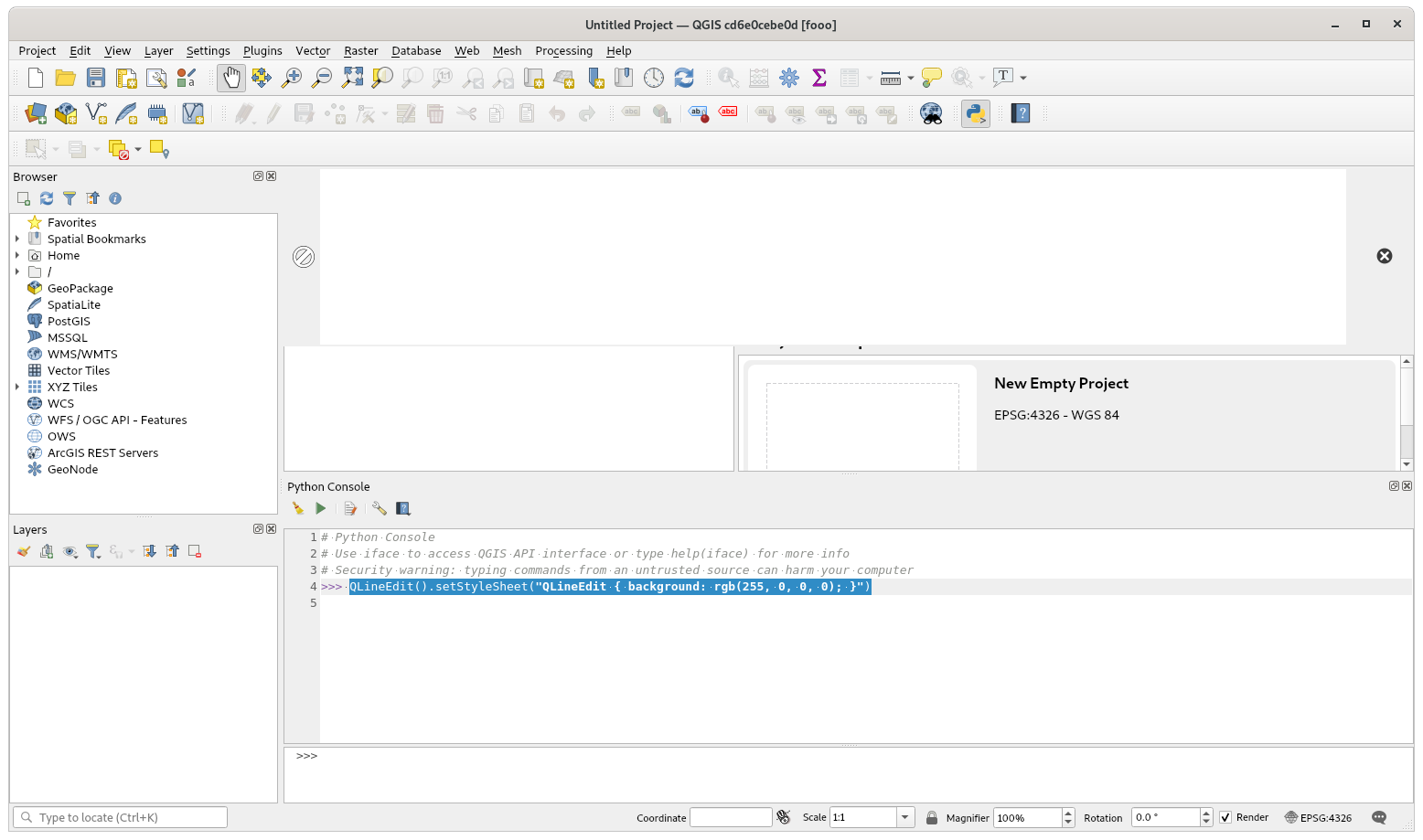 pushCritical( msg ) to messagebar misbehaving in gui? if called after