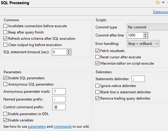 DBeaver incorrectly parses Snowflake stored procedure that contains the ...