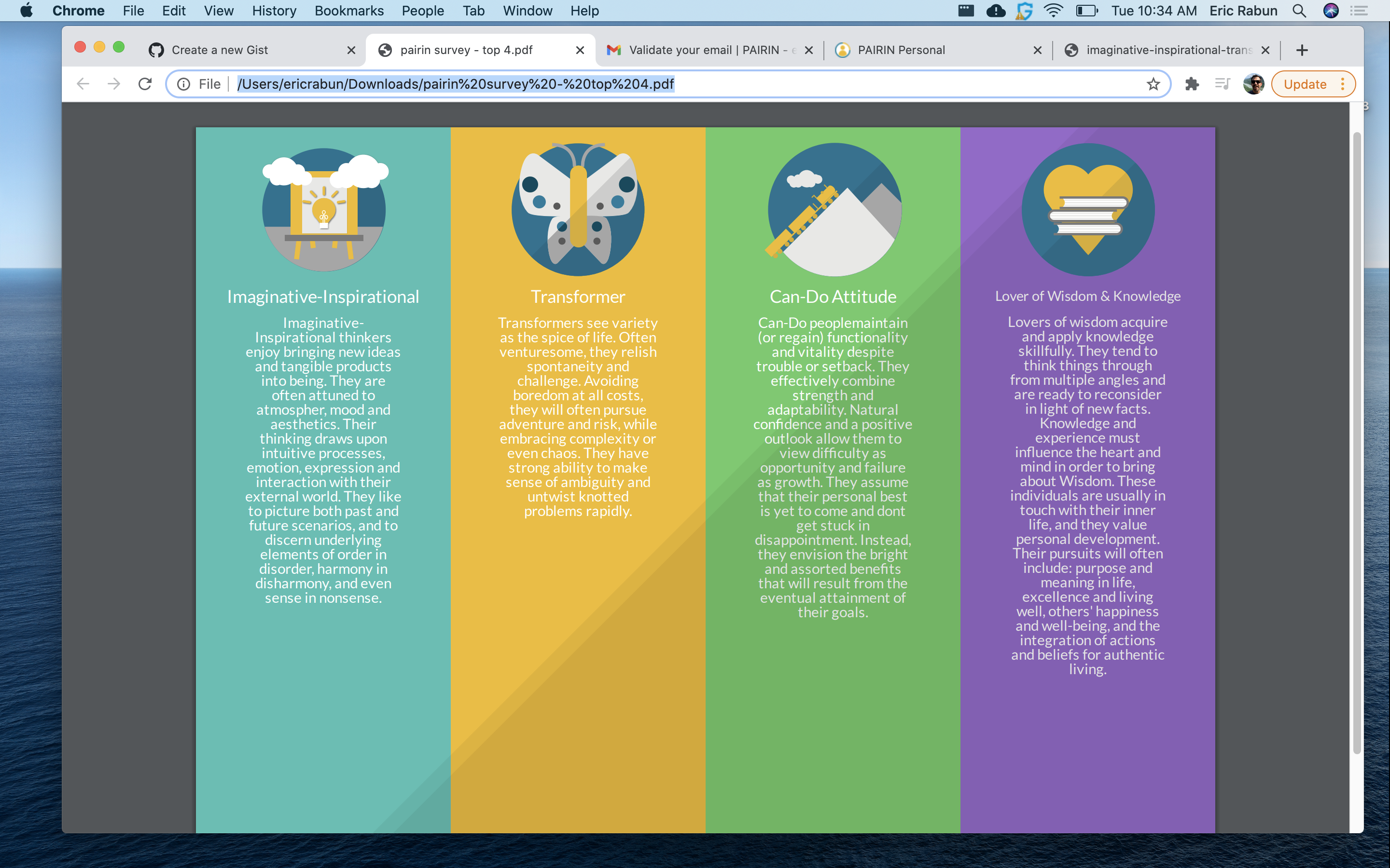 pairin survey results