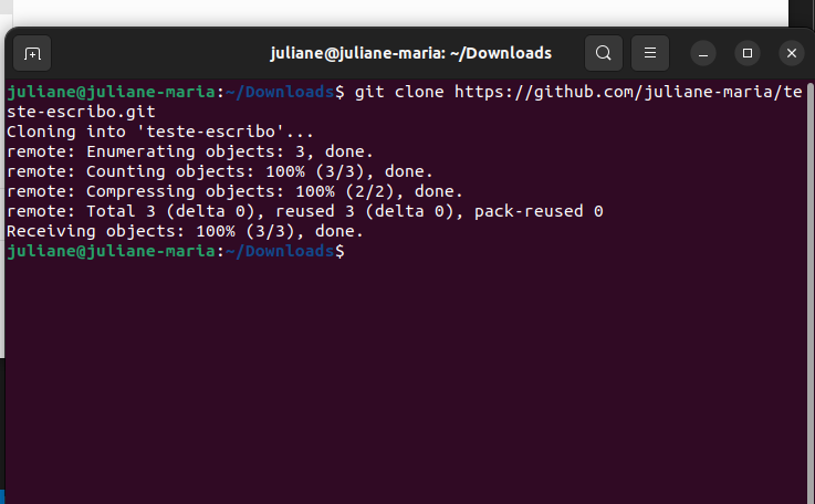 GitHub - juliane-maria/teste-escribo