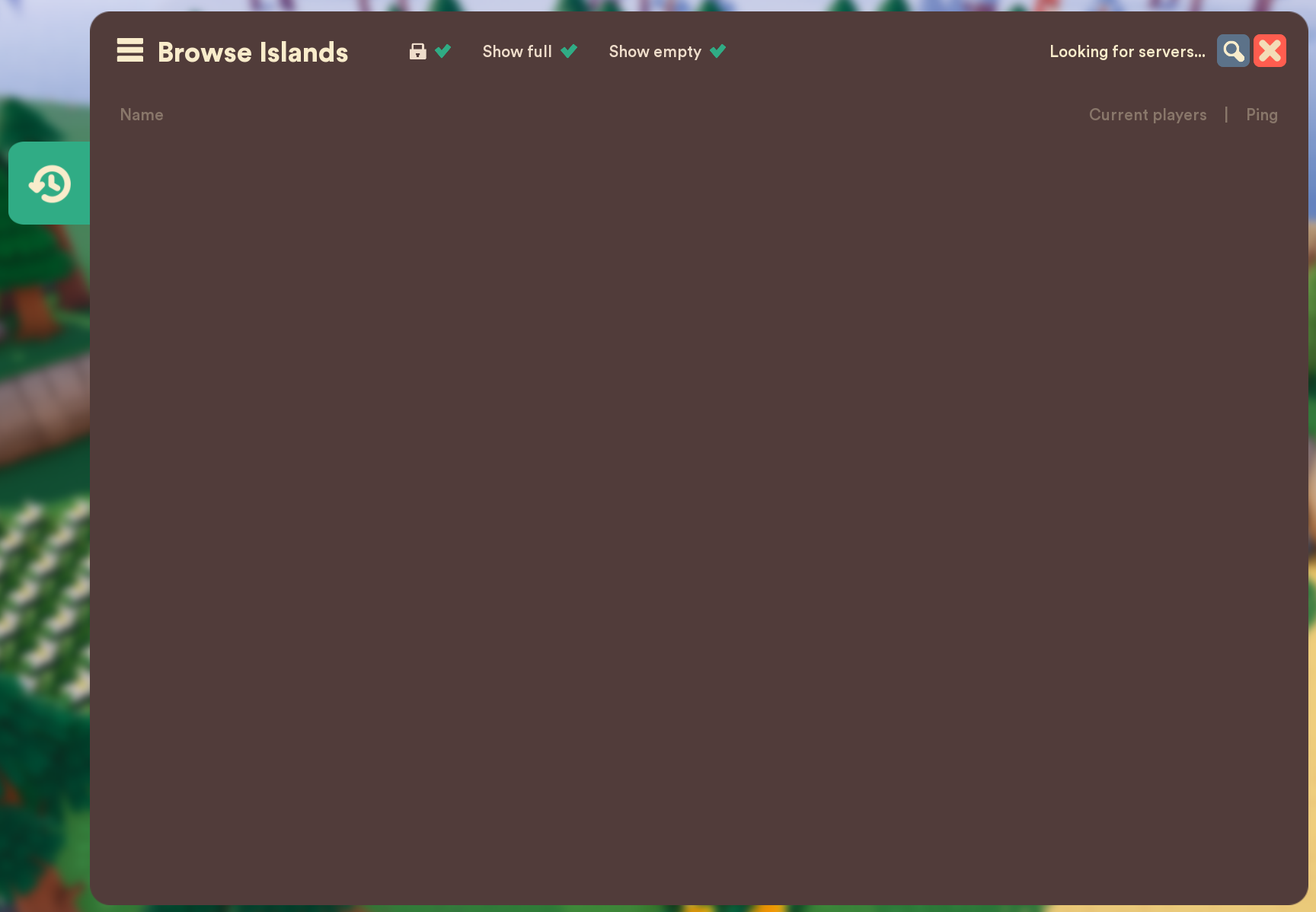 Server browser empty · Issue 238 · UuvanaStudios/longvinterwindows