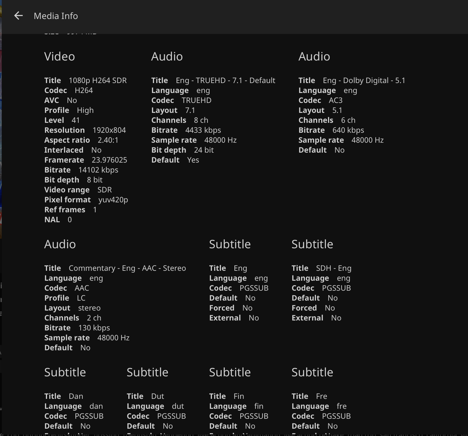 Audio tracks are mixed up and mislabeled (when directplaying) · Issue