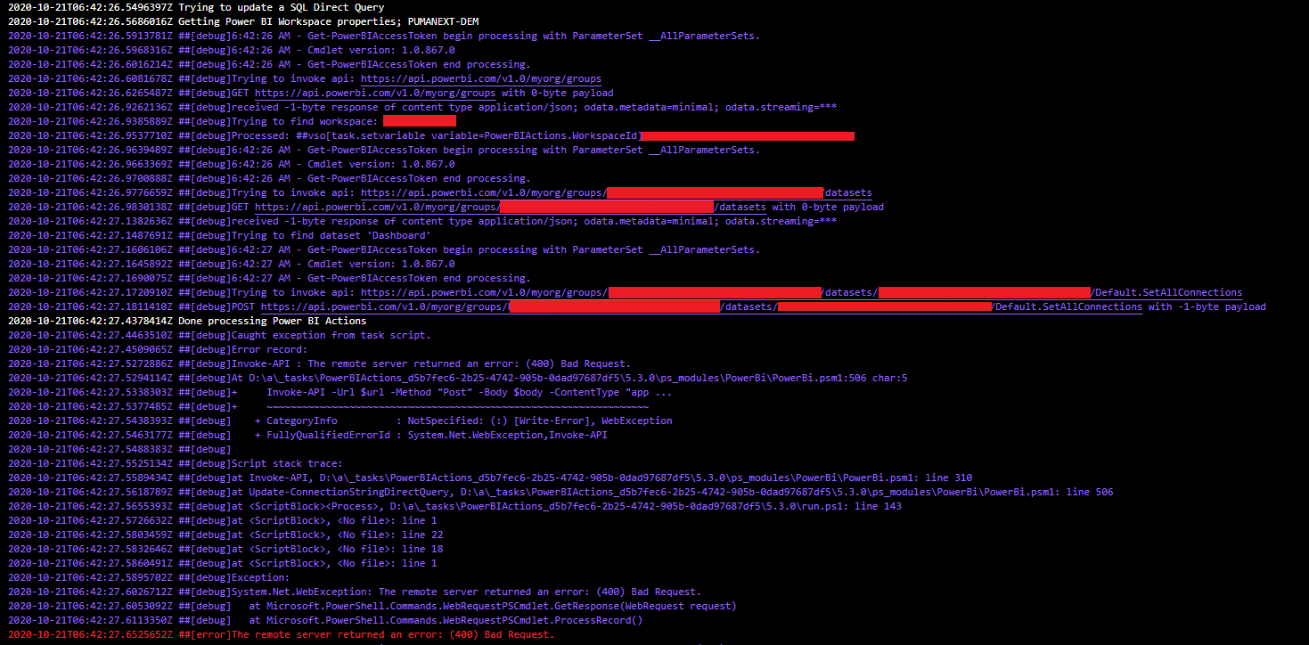 Sql Direct Ink Update SQL Direct Query String return (400) Bad Request. · Issue #228 ...