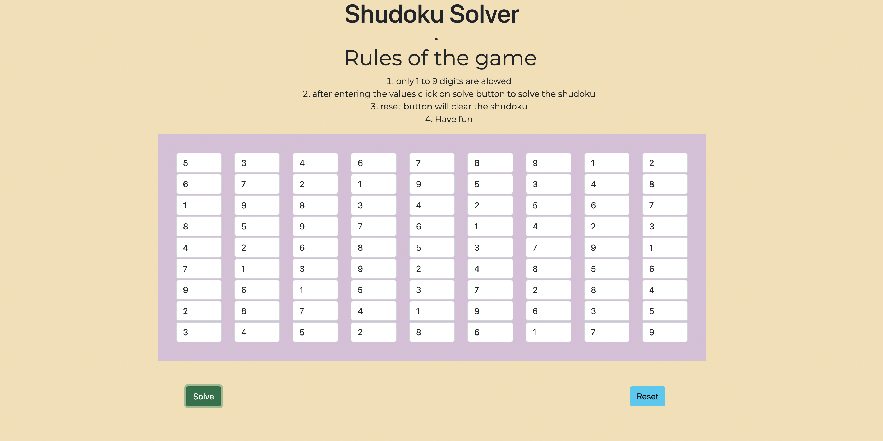 GitHub - sameer-raturi/Sudoku-Solver: It can solve 9*9 shudoku problems