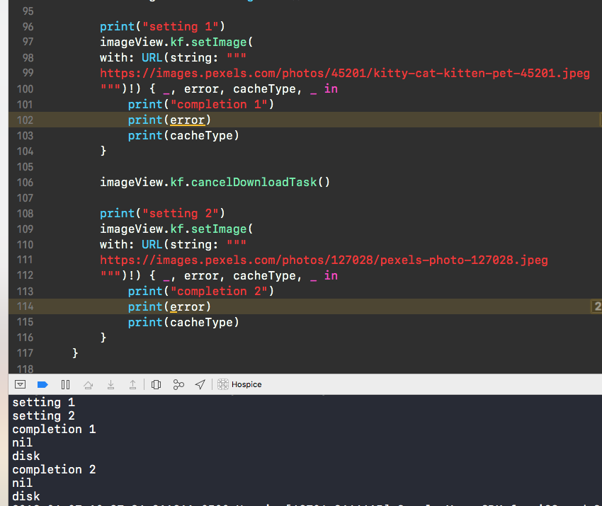 When calling `UIImageVIew.kf.setImage` multiple times on the same ...