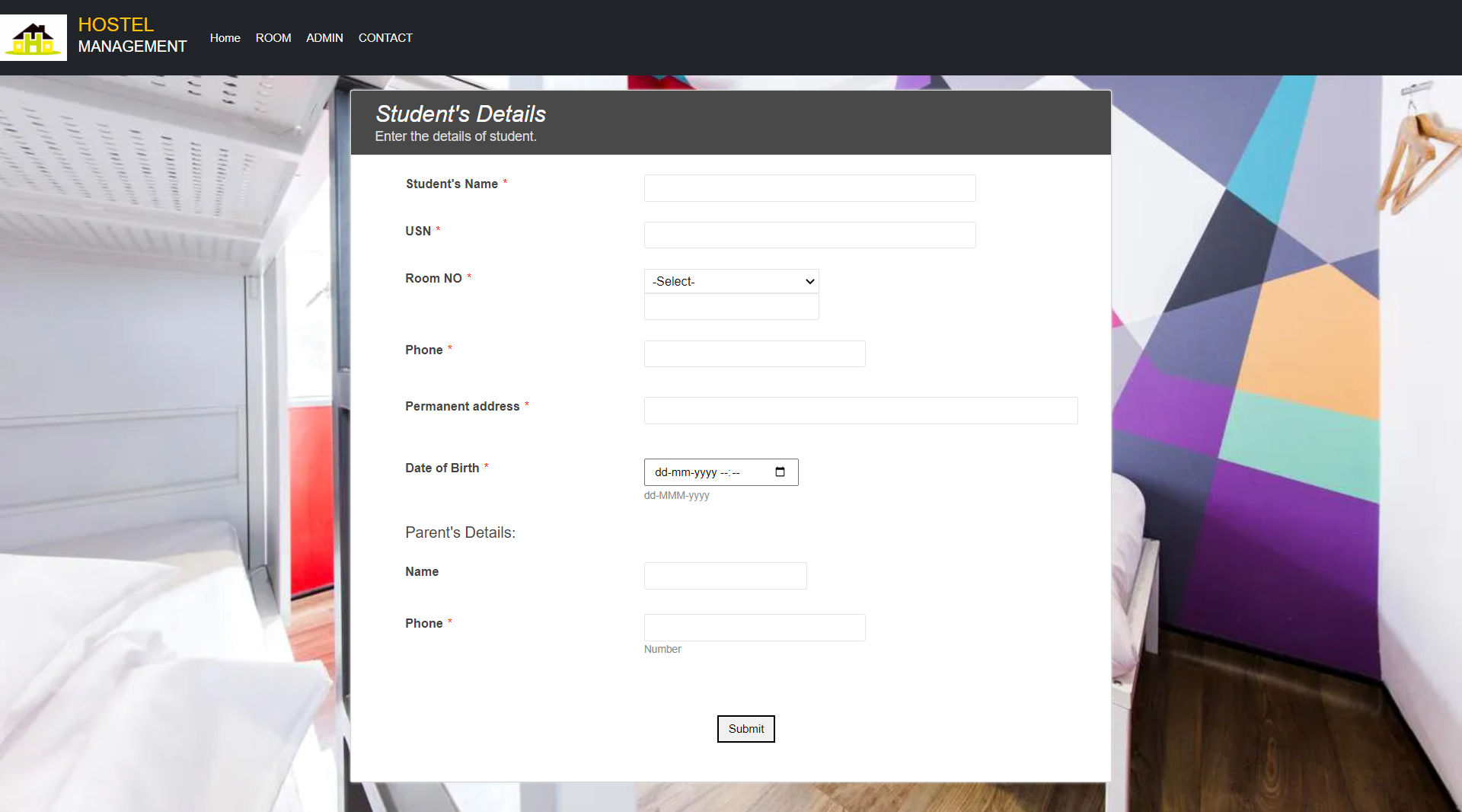 GitHub - anushkasinha126/Hostel_Management_System: It's a DBMS project ...