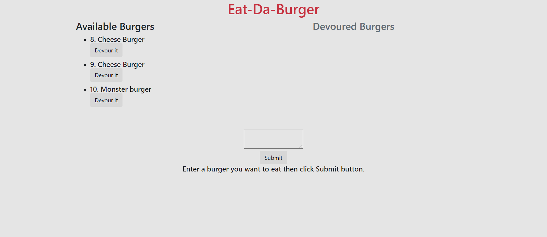 GitHub - mattsonaimee/burger
