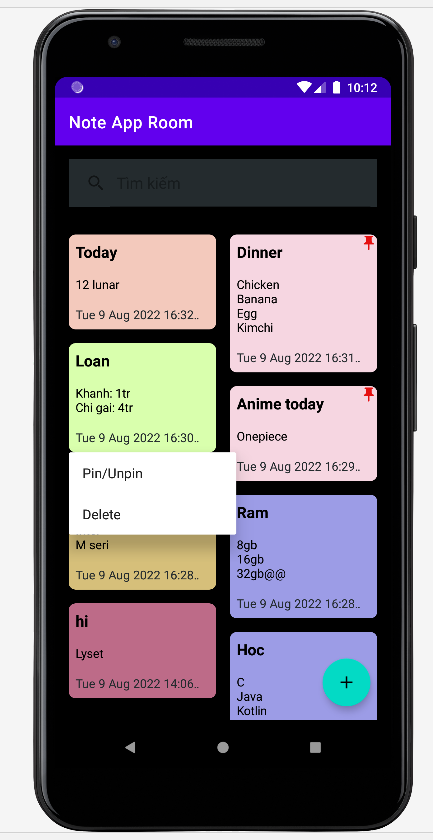 GitHub - ngoantnut/NoteAppRoomDB