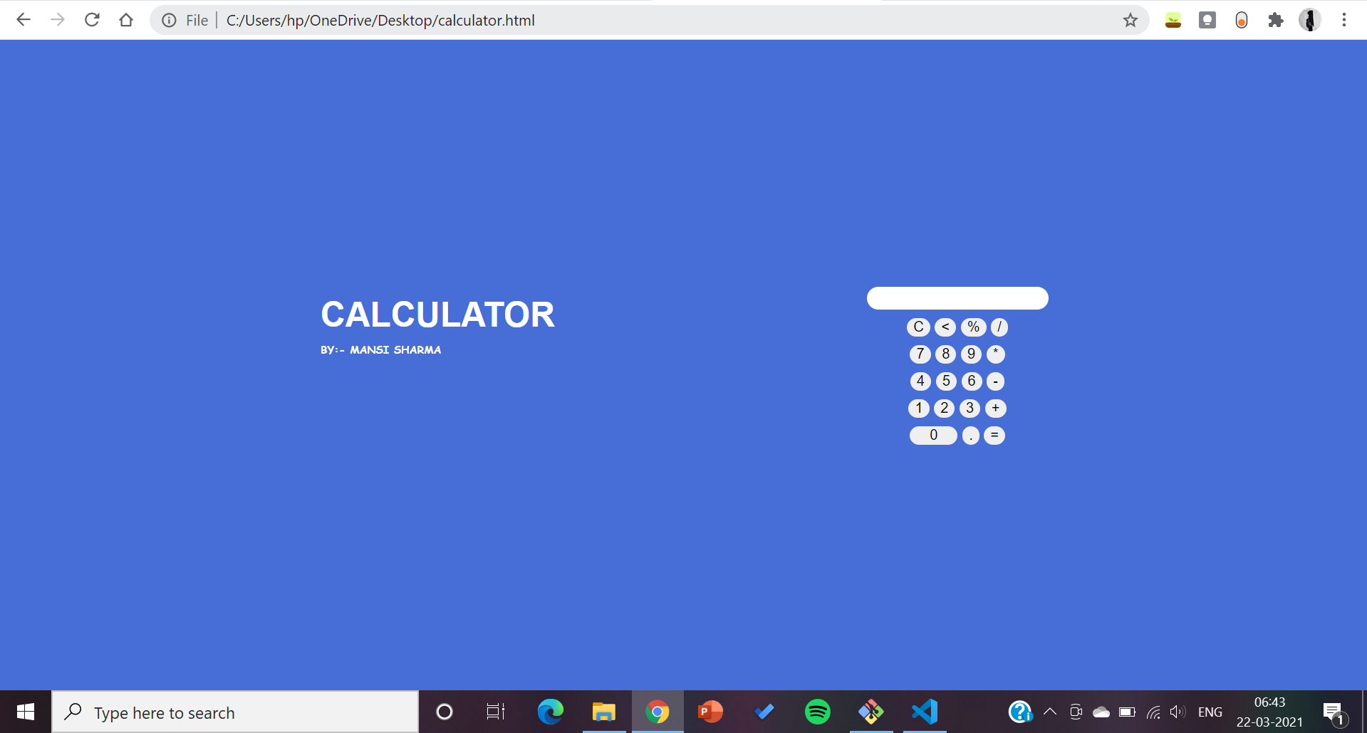 GitHub - mansi-sharma24/Calculator: This is my first repository that i ...