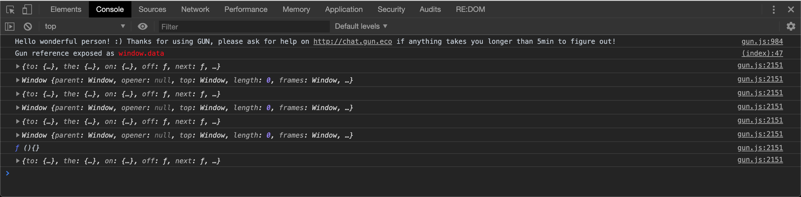 Gun loaded as a script