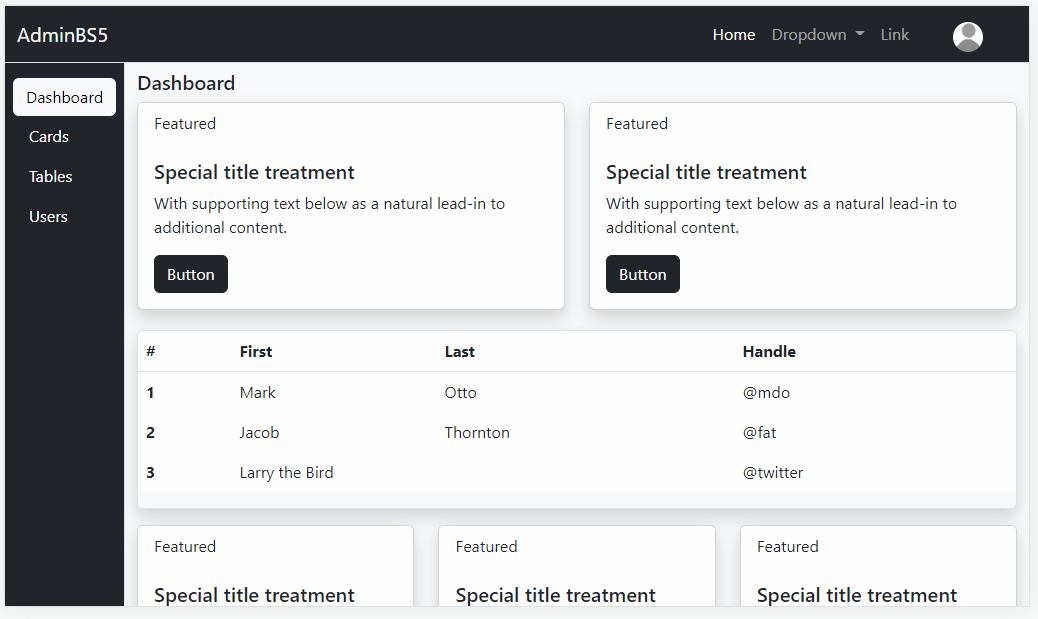 GitHub - nhsaks/adminbs5: AdminBS5 is an admin control panel build with ...