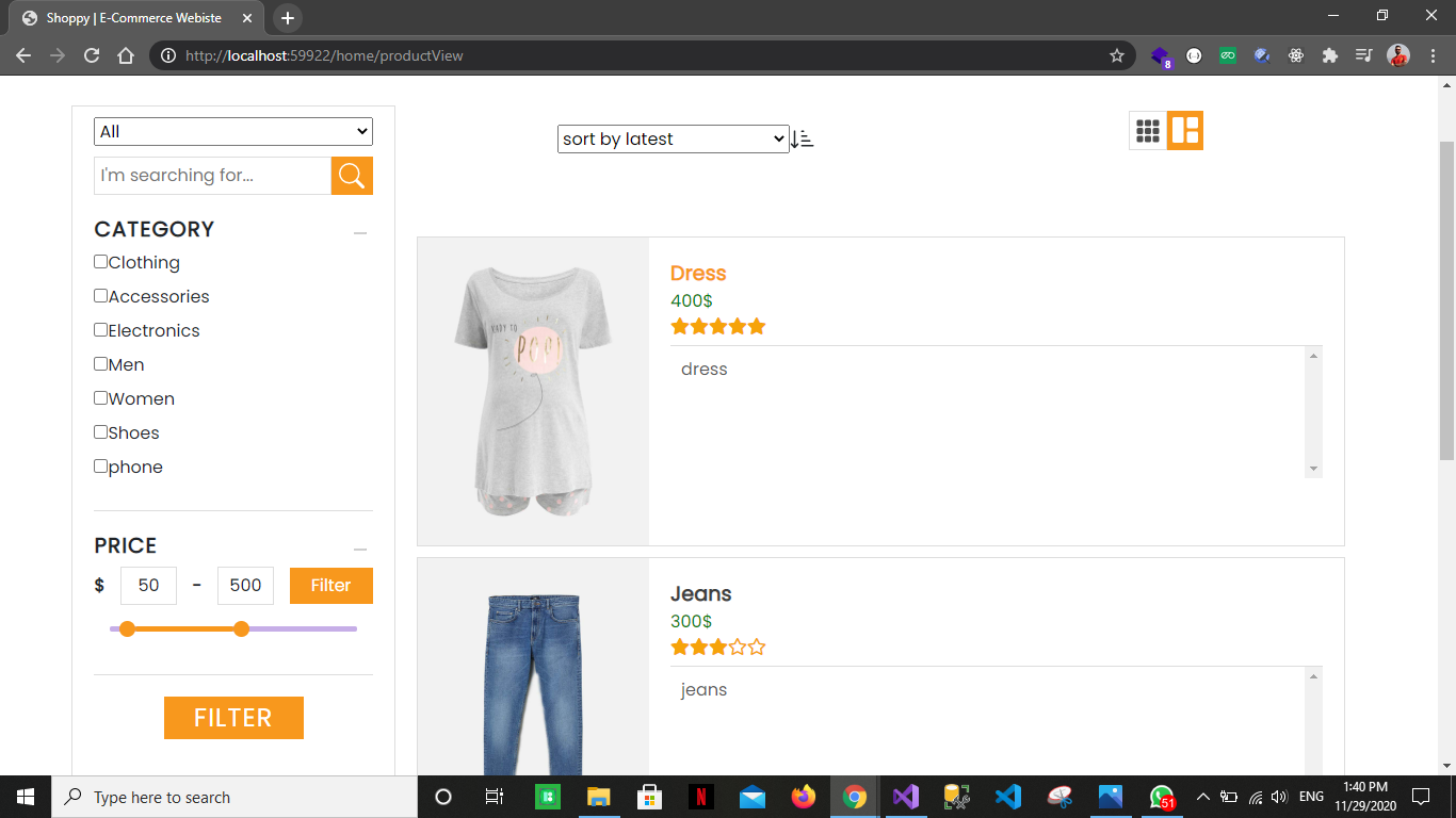 GitHub - Khaliladib11/ShoppyJS: E commerce store using asp.net core ...