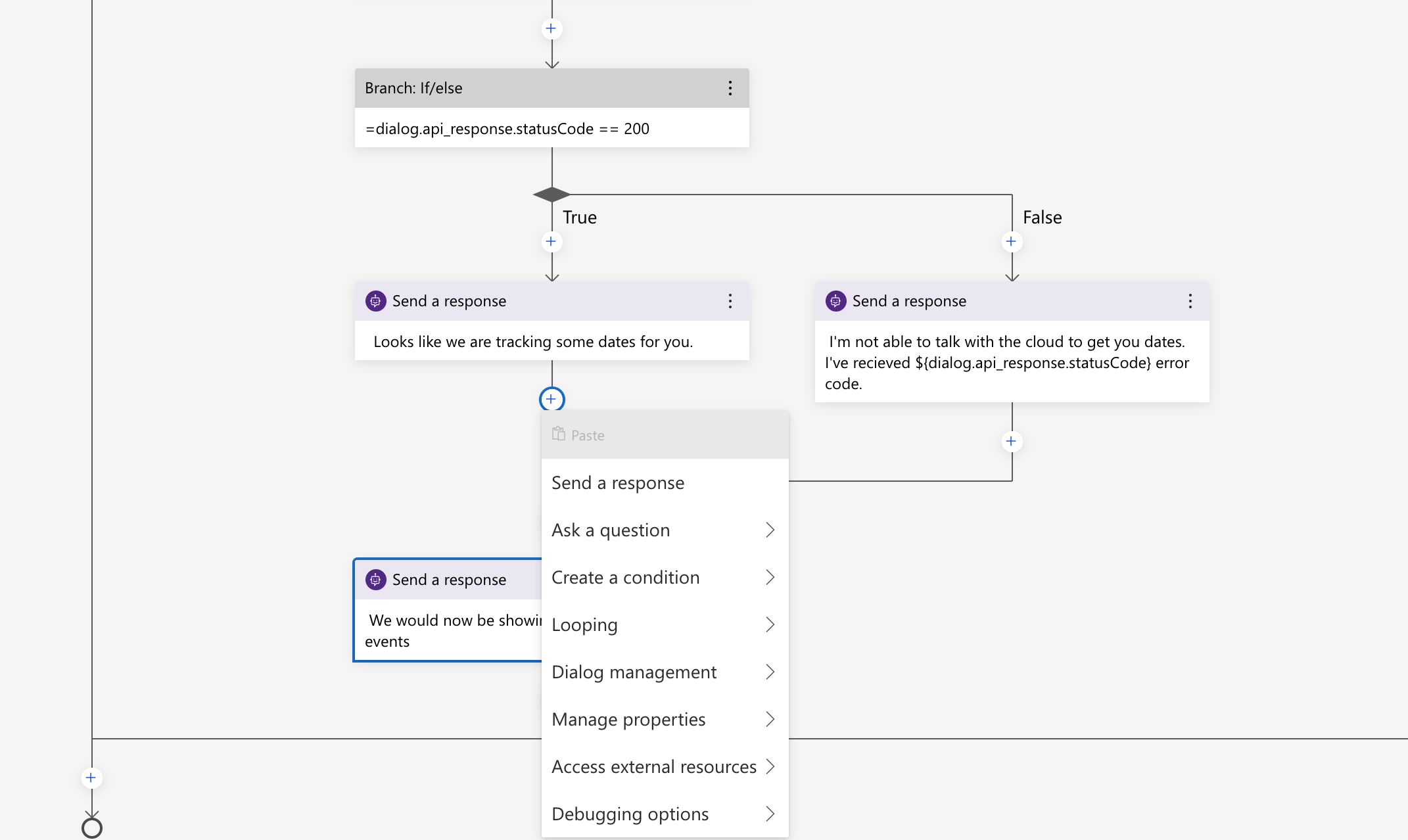 Cut, copy paste appears to not work with a selected action · Issue ...