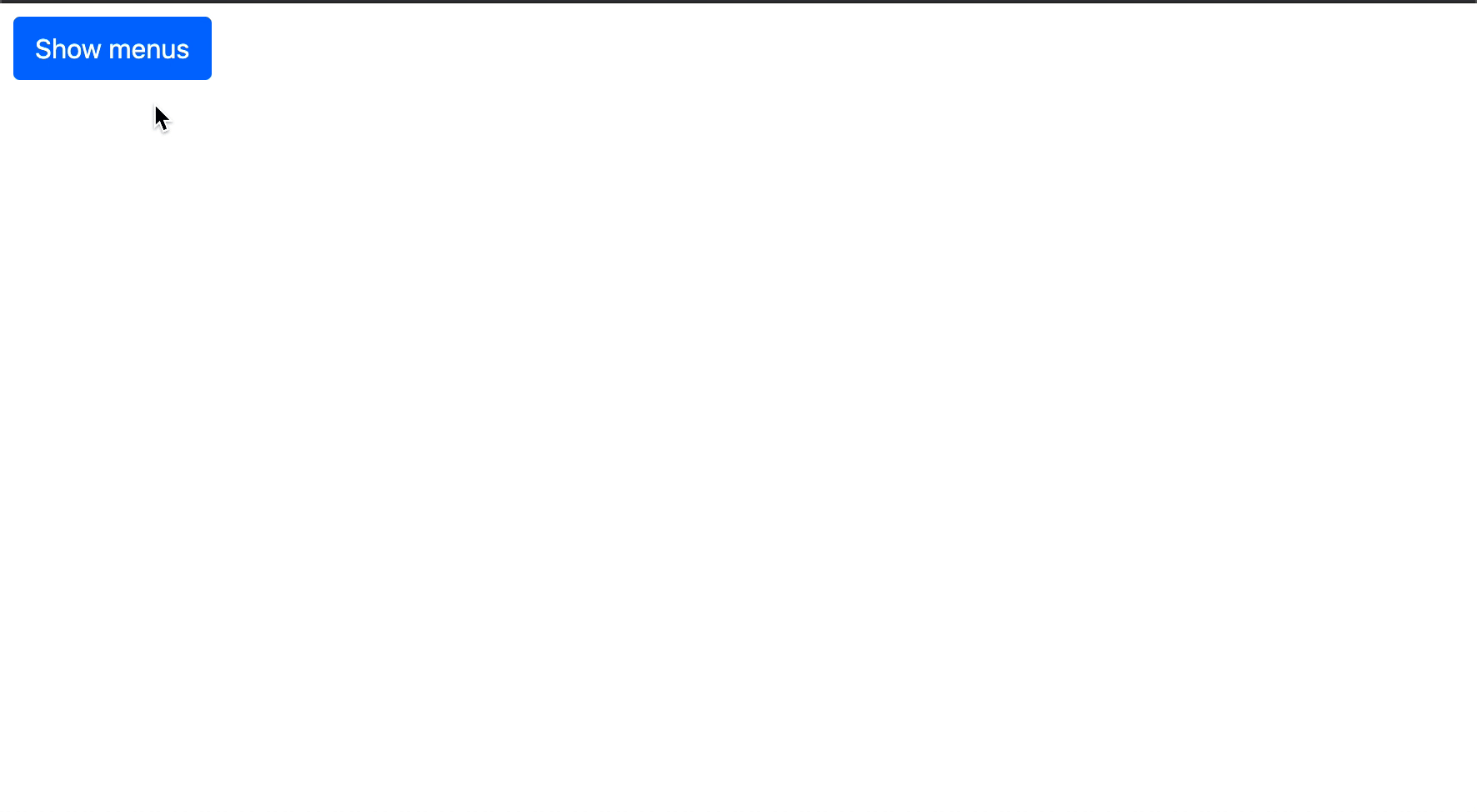 Menu performance delay when initially rendering many menu s issue