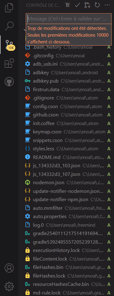 Source Controller shows unexpected files · Issue #150798 · microsoft ...