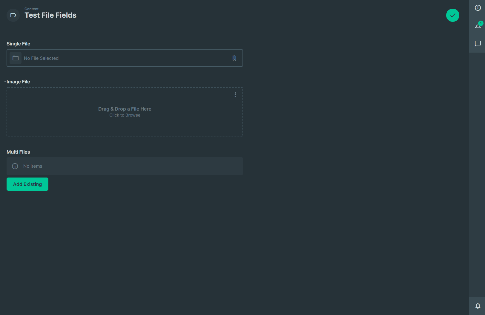 UI and functionality over different file field types inconsistent ...