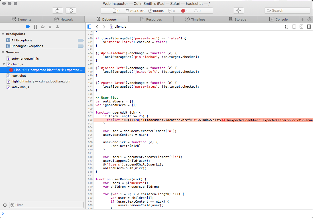 Issue with rendering on Ipads · Issue #33 · hack-chat/main · GitHub