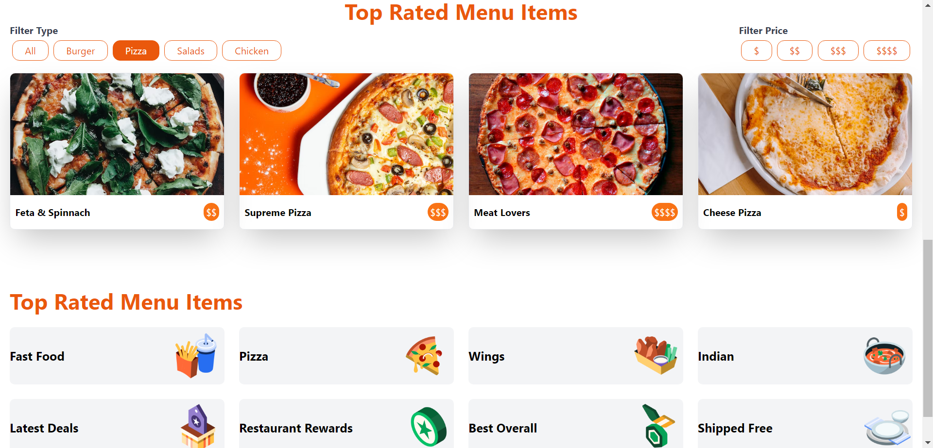 GitHub - shivanshi-s/food-app-react: ReactJS + TailwindCSS + Vite Food ...