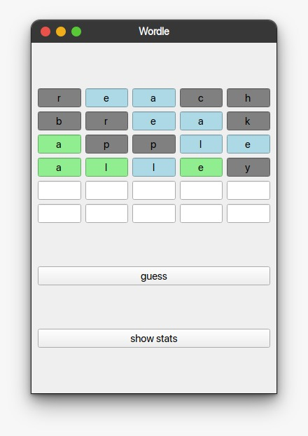 GitHub - y4nci/wordle: A small and light version of Wordle · GitHub