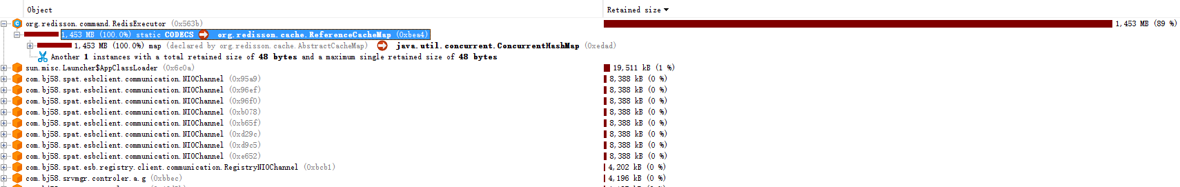how to fix redisson specified at https: redisson... redisson.cache.ReferenceCacheMap causes OOM.. · Issue #2574 · redisson ...