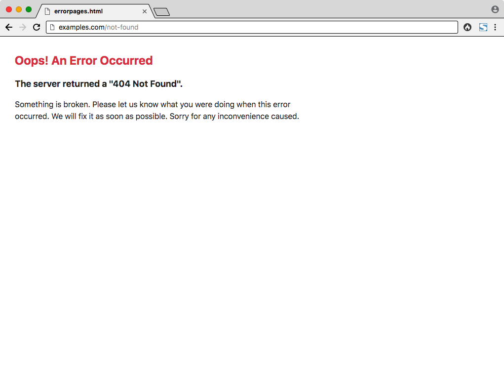 simple-error-pages