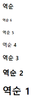 역순