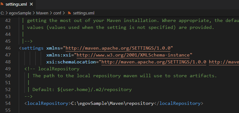 settings.xml