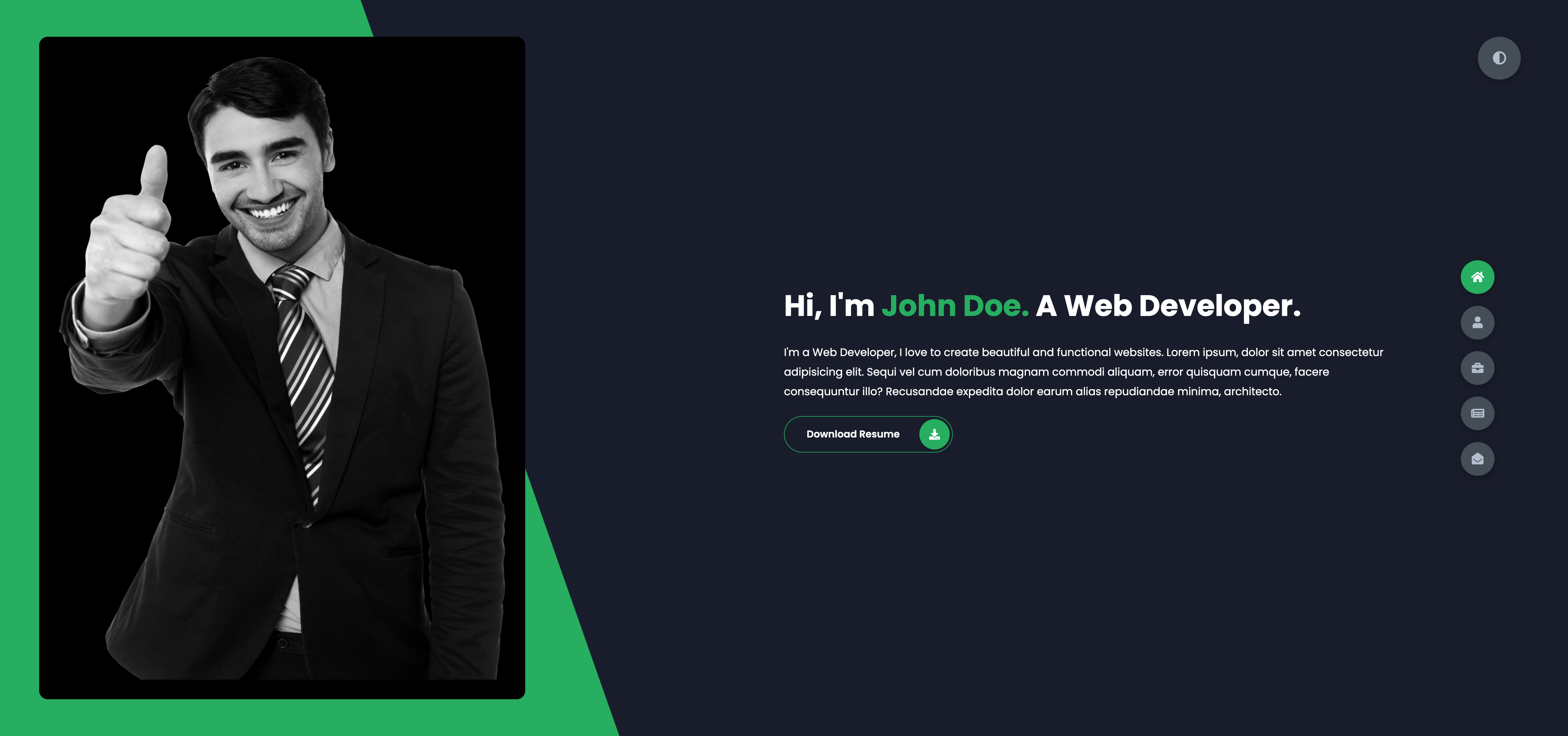 GitHub - jjoslin07/PORTFOLIO: A portfolio website built with HTML5 CSS3 ...