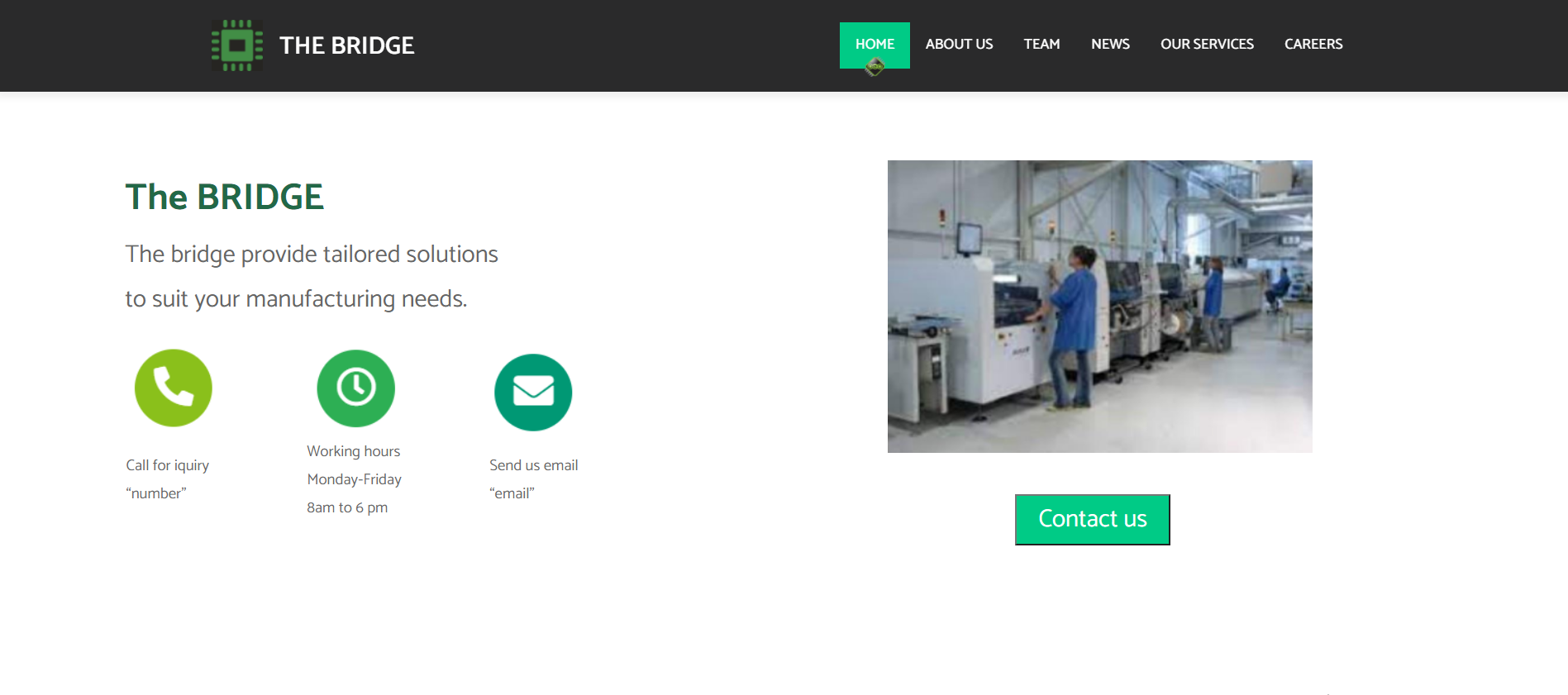 GitHub - Ines38/The-bridge: The bridge est un site web d'entreprise ...
