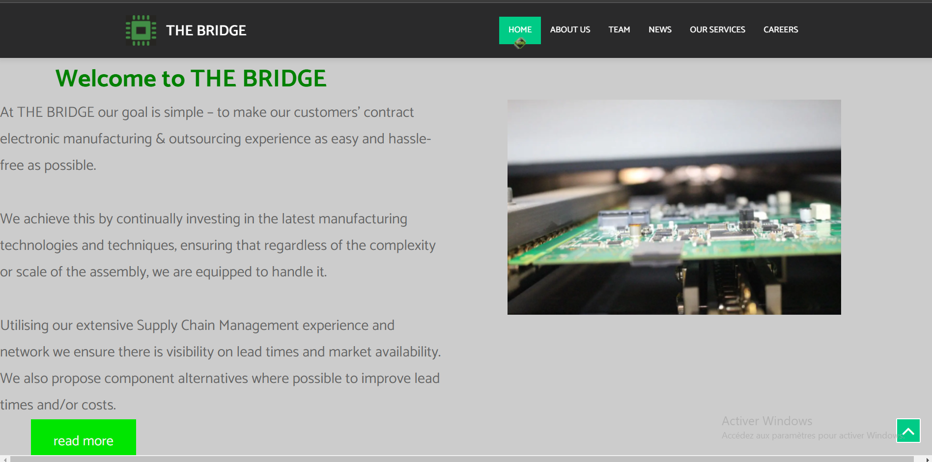 GitHub - Ines38/The-bridge: The bridge est un site web d'entreprise ...