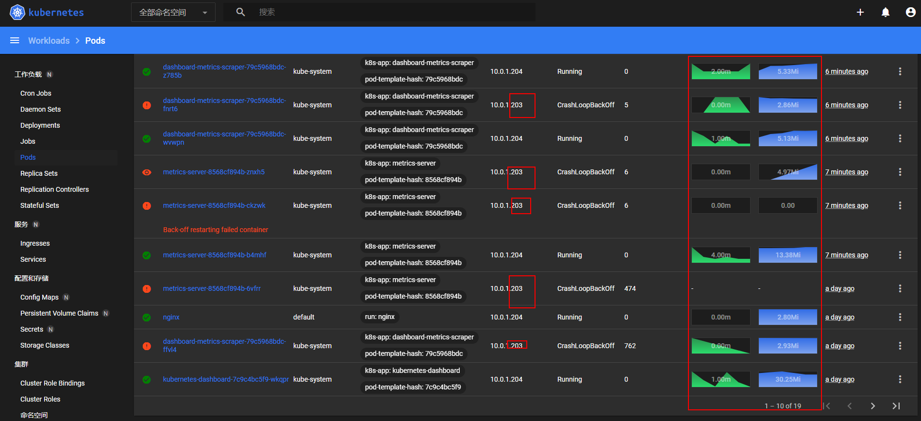 metricsserver CrashLoopBackOff Backoff restarting failed container