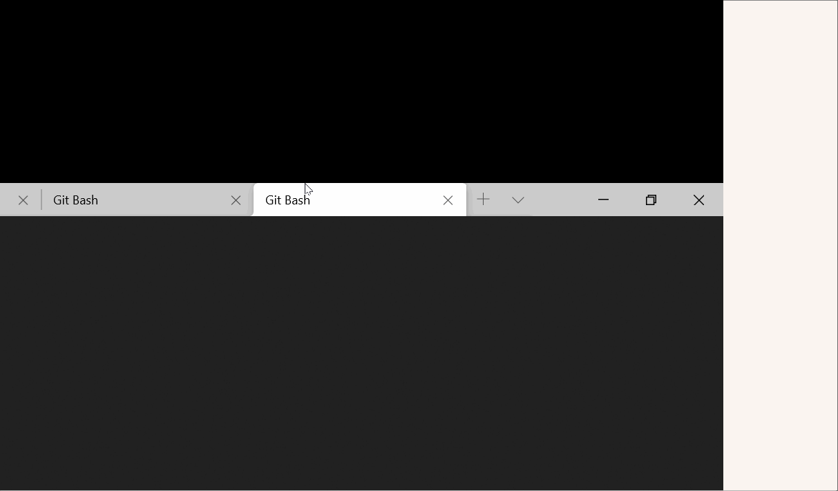 Tabs are 1 pixels short of the top of the window in full screen on a 2 ...