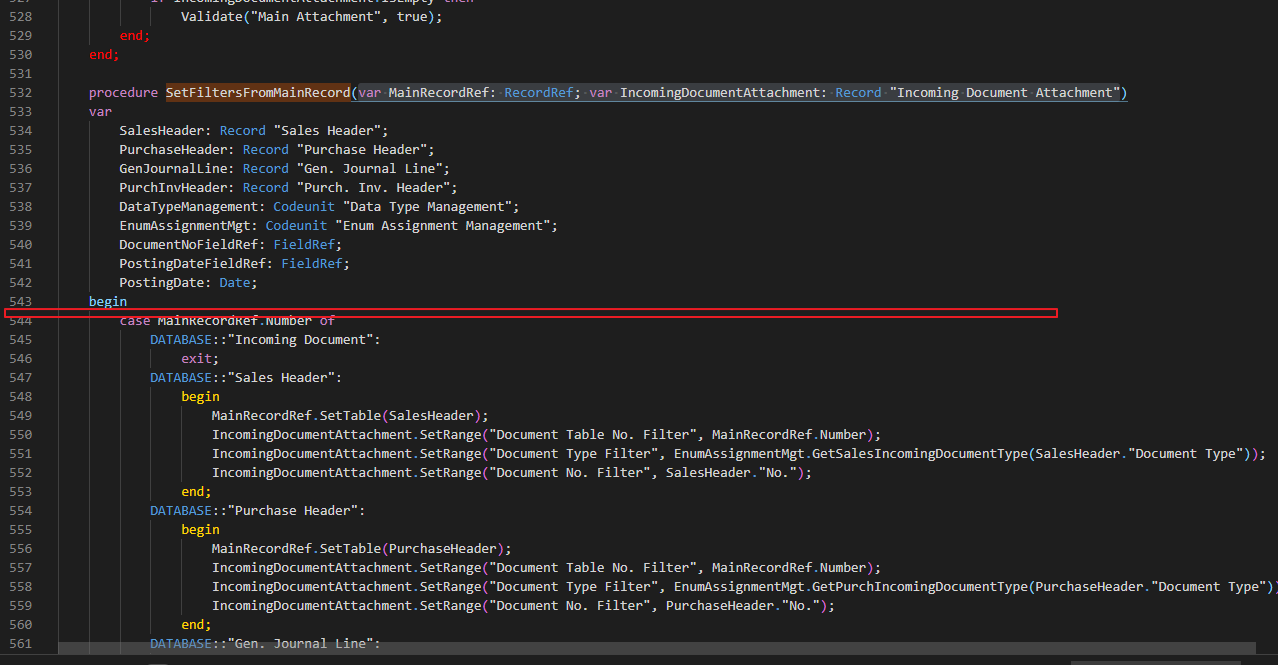 [Event Request] Table 133 "Incoming Document Attachment" - Function ...