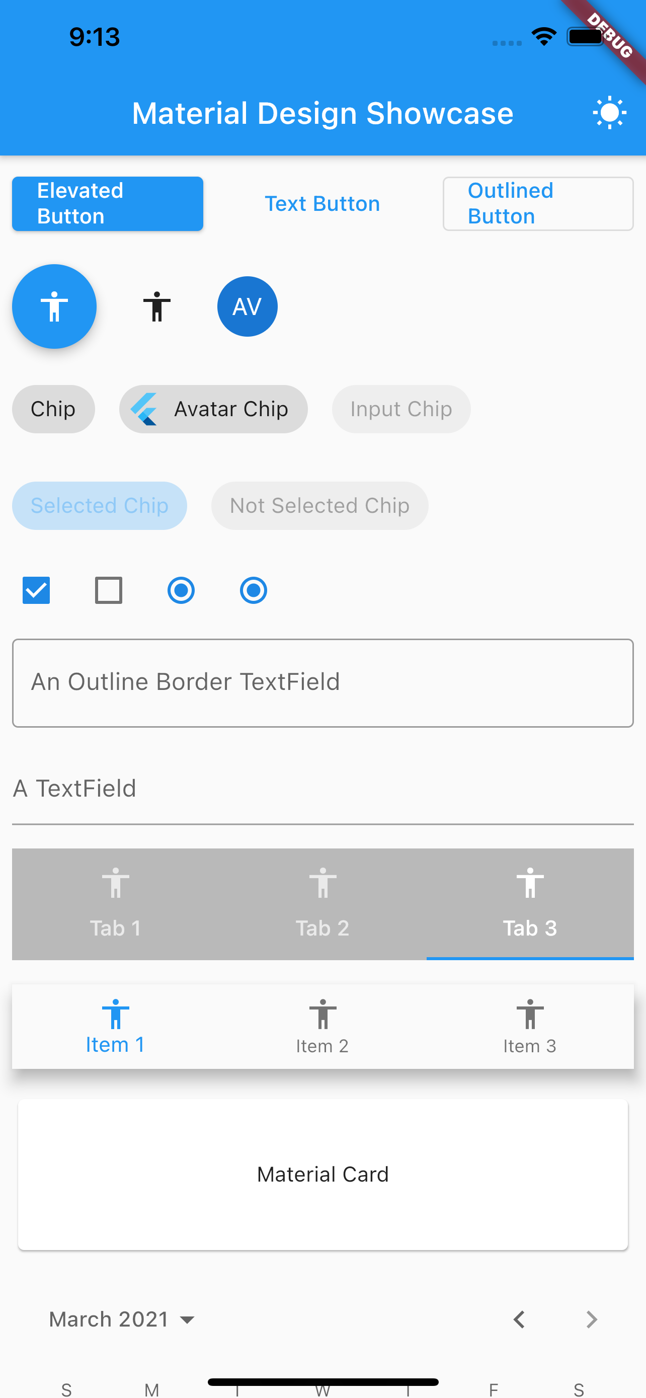 buttons with full label