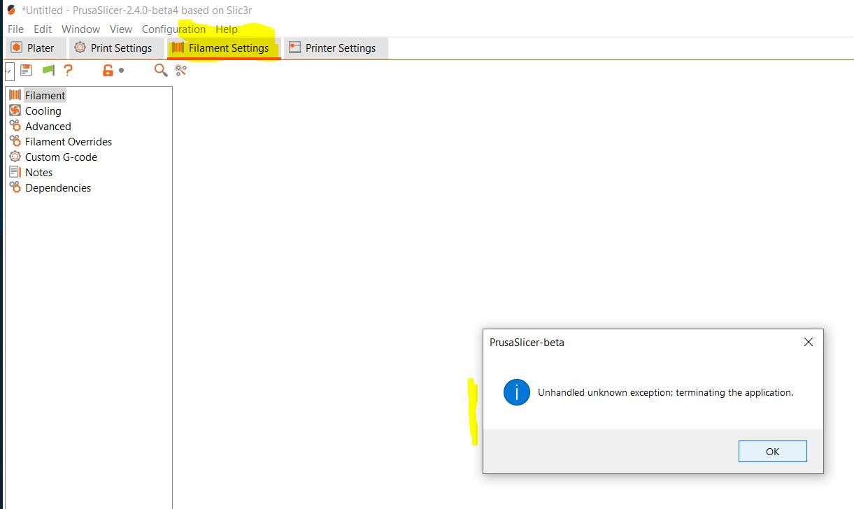 PrusaSlicer crashes when doing this commands · Issue #7486 · prusa3d ...