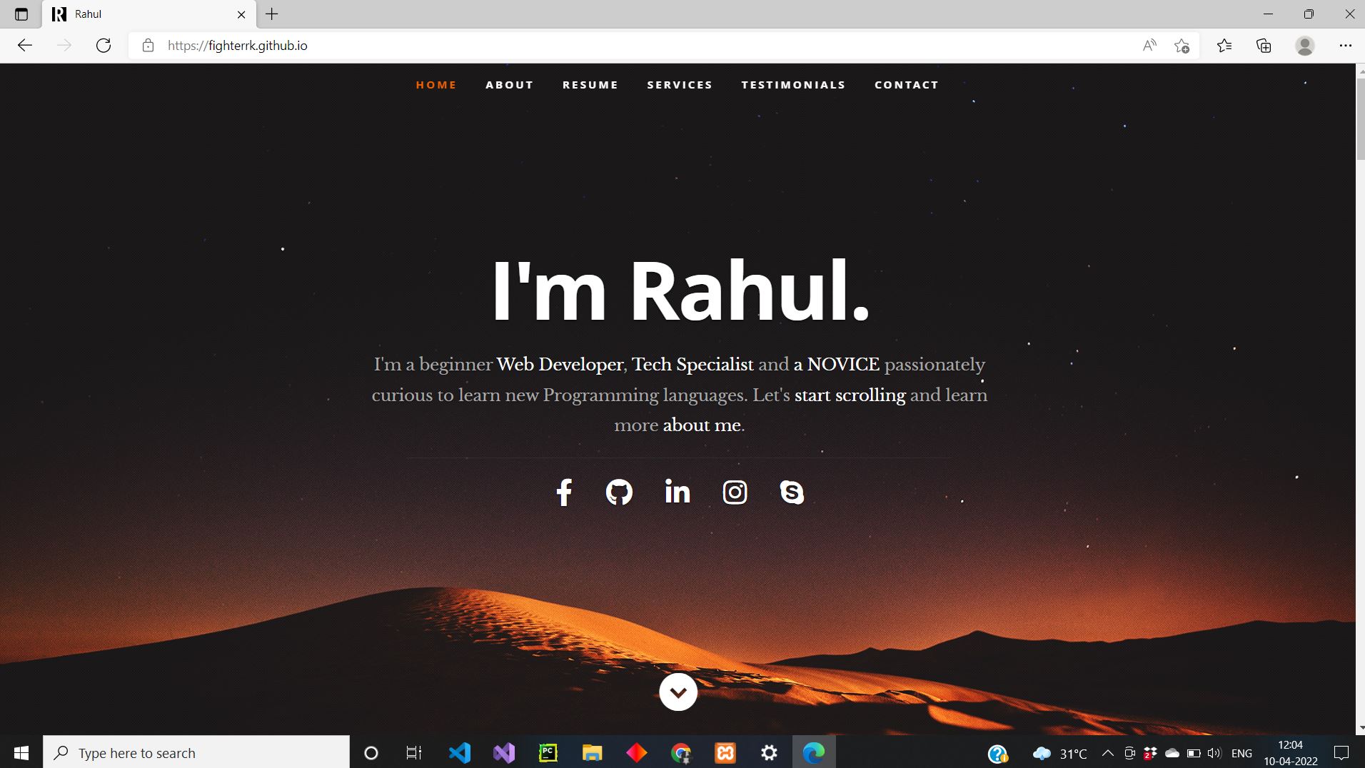 GitHub - FighterRK/My_Project_-4-FighterRk.github.io: My Personal Website