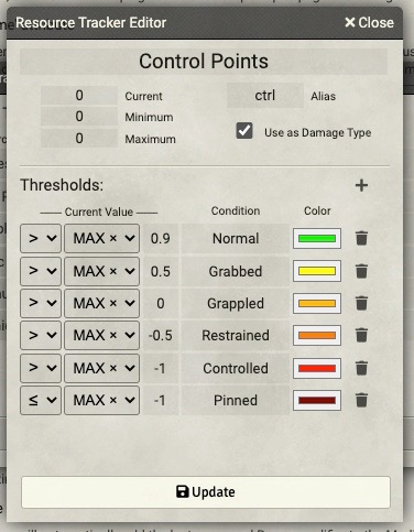 [Feature Request] Support for control points as damage type · Issue ...