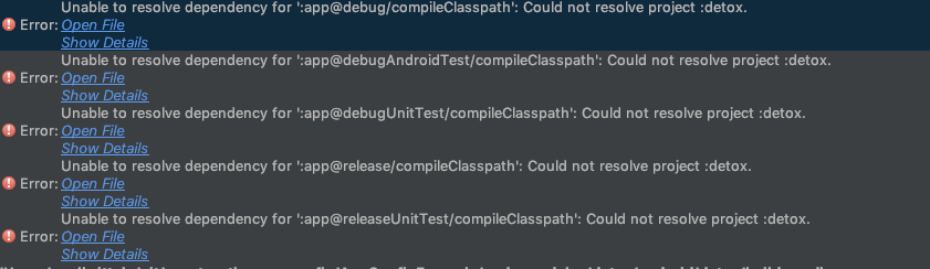Unable to resolve dependecies · Issue #408 · wix/Detox · GitHub