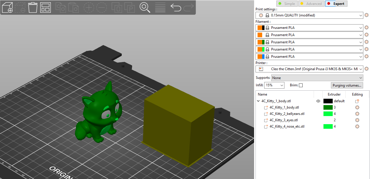 2.3.0-alpha4 MMU wrong colors after slicing in gcode preview · Issue ...