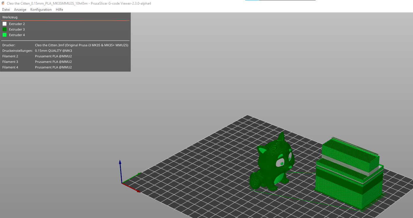 2.3.0-alpha4 MMU wrong colors after slicing in gcode preview · Issue ...