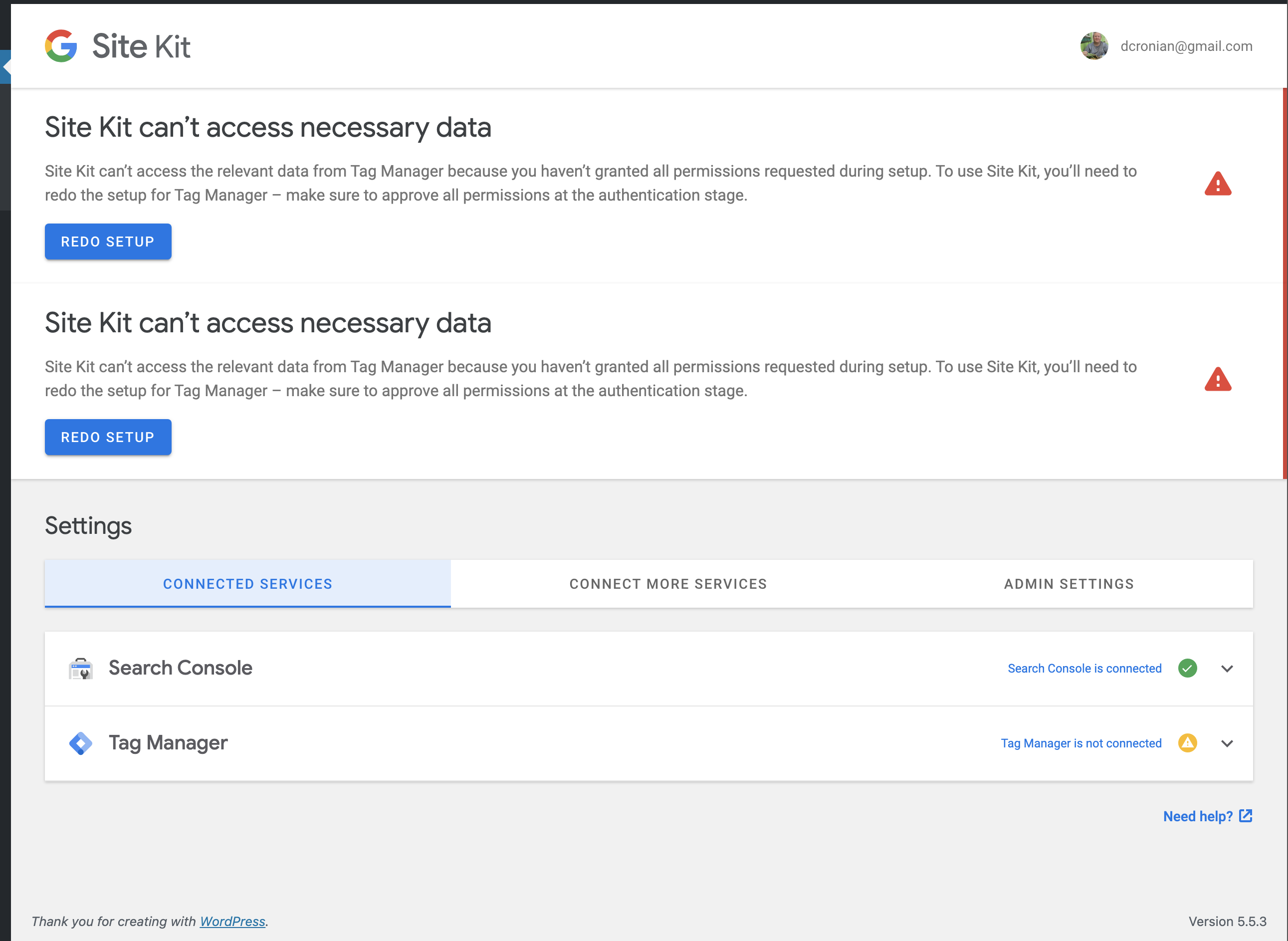 Handle global error notifications via `googlesitekit-api` · Issue #2261 ...