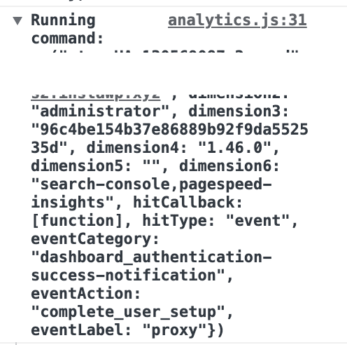 Fix incorrect GA event category for authentication success notification ...