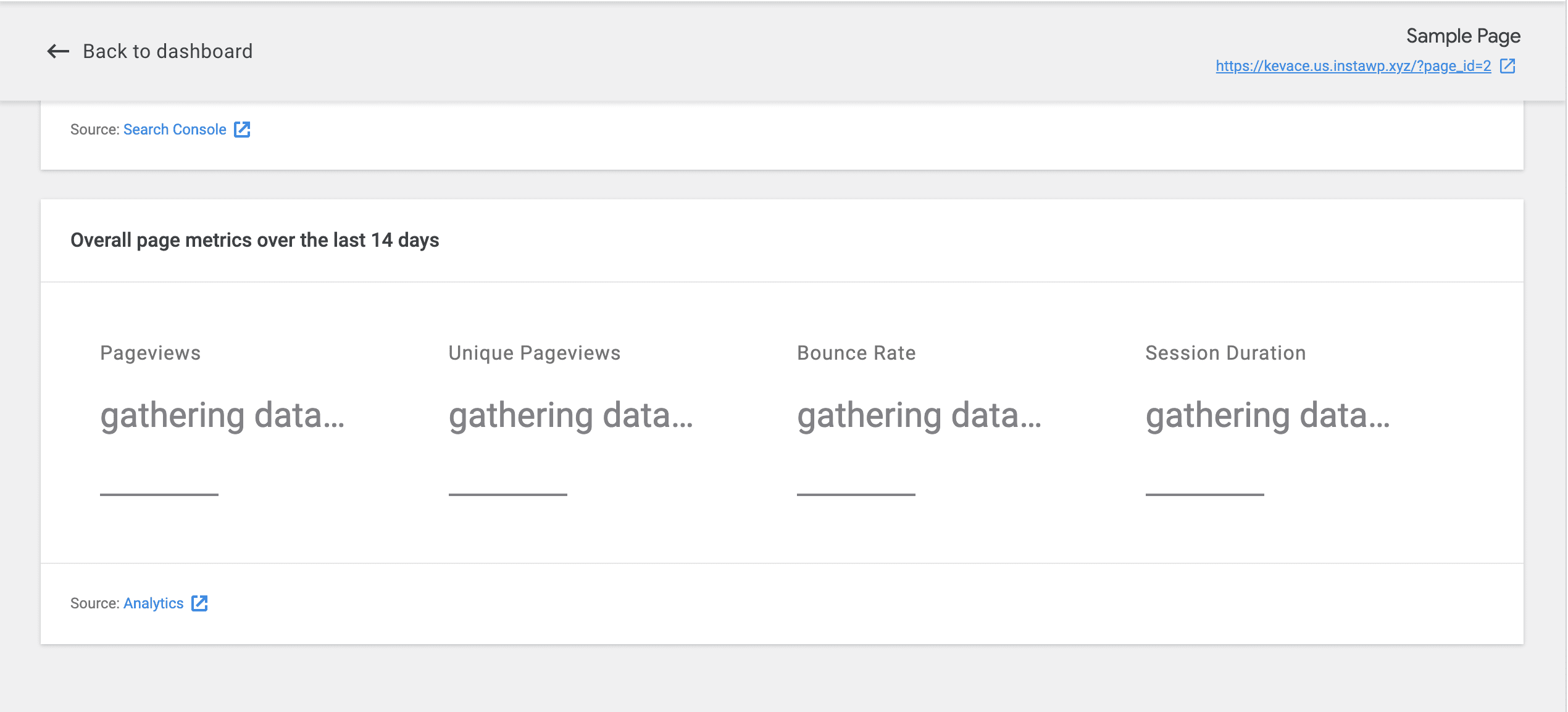 UX/UI Enhancement on Overall page metrics over the last X days widget