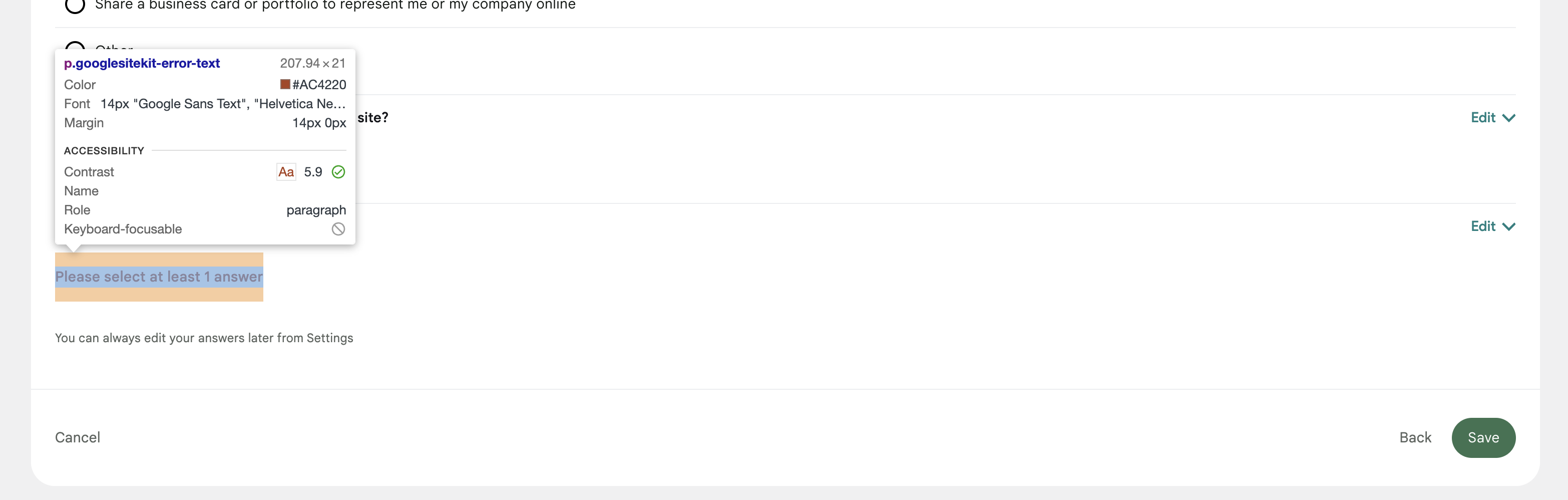Implement new design for Review screen of User Input page with the new ...