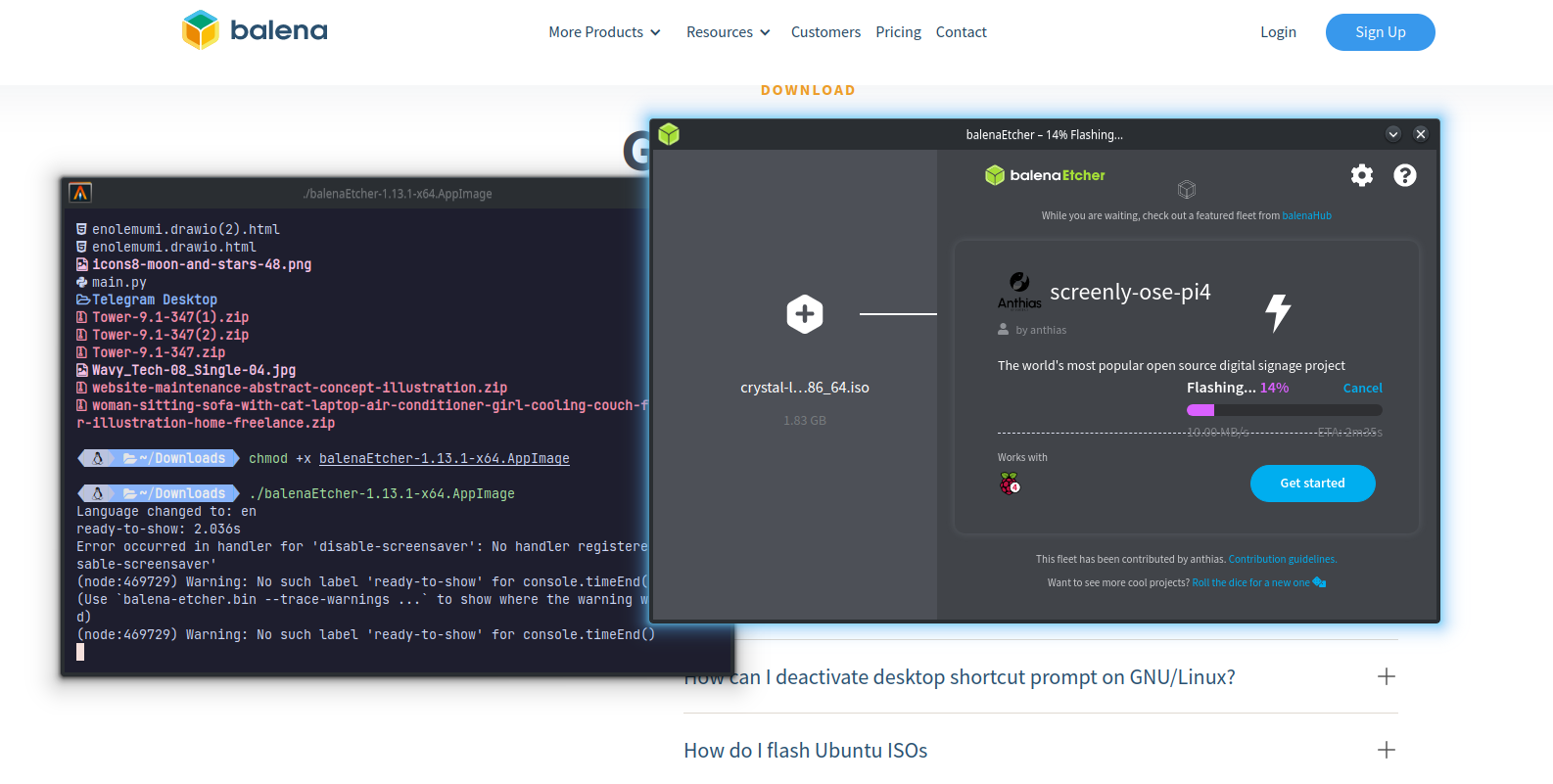 Balena Etcher Design crashed... · Issue #3983 · balena-io/etcher · GitHub
